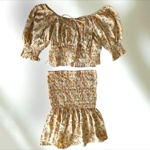 2 Piece Love + Harmony Skirt Set